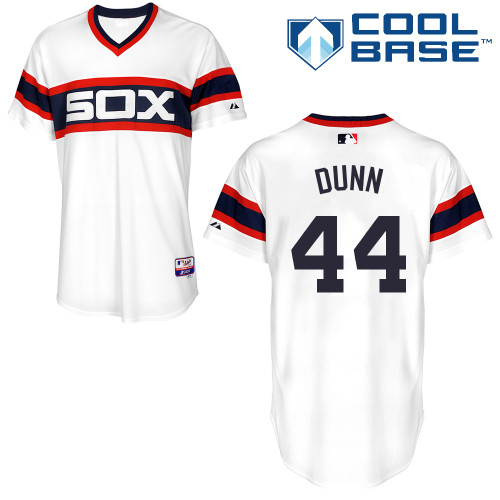 Adam Dunn #44 Youth Baseball Jersey-Chicago White Sox Authentic Alternate Home MLB Jersey